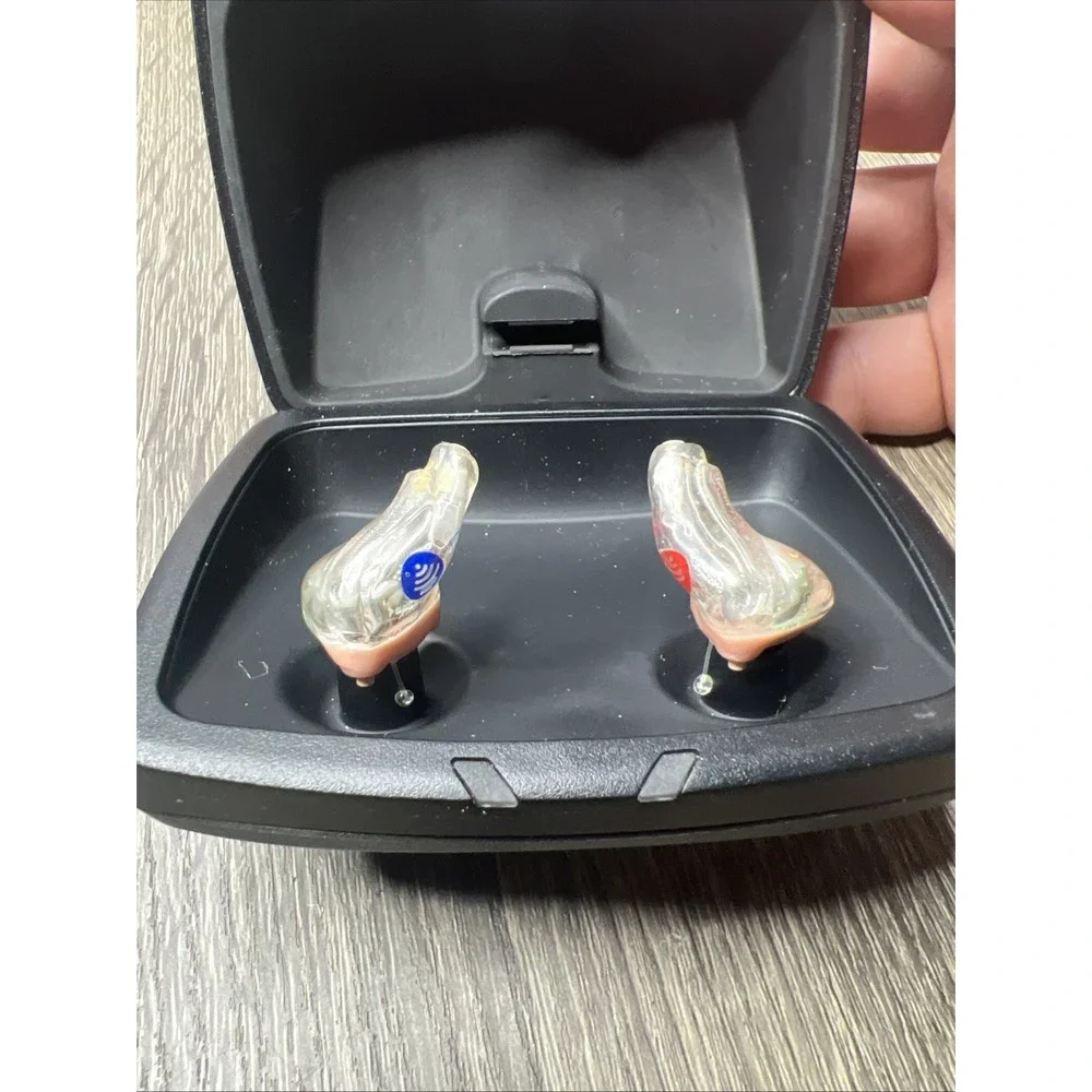 Starkey Livio Edge AI 2400 Hearing Aids ITC Charger Case Right Side Not Charging